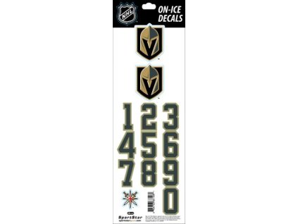 Samolepky na helmu Vegas Golden Knights NHL Decals