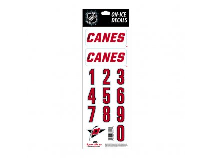 Samolepky na helmu Carolina Hurricanes Decals