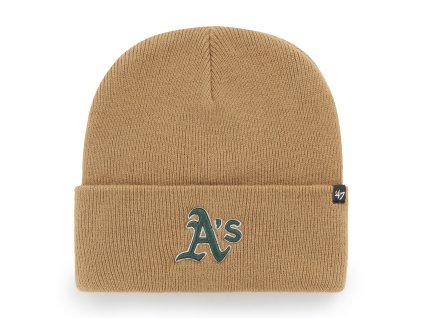 Pánská zimní čepice Oakland Athletics MLB Haymaker '47 CUFF KNIT