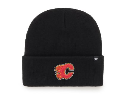 Pánská zimní čepice Calgary Flames NHL Haymaker ’47 CUFF KNIT Black