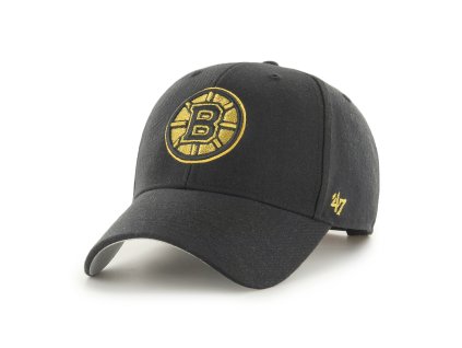 Pánská kšiltovka Boston Bruins NHL Metallic Snap ’47 MVP Black