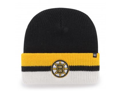 Pánska zimná čiapka Boston Bruins Split Cuff '47 CUFF KNIT Black