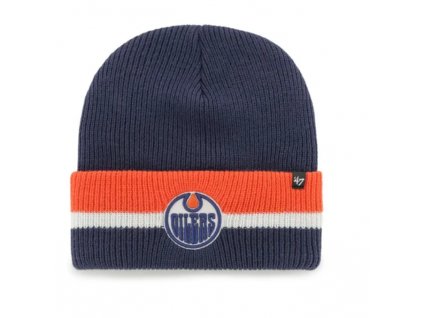 Pánska zimná čiapka Edmonton Oilers ’47 Brand Split Cuff Knit SR