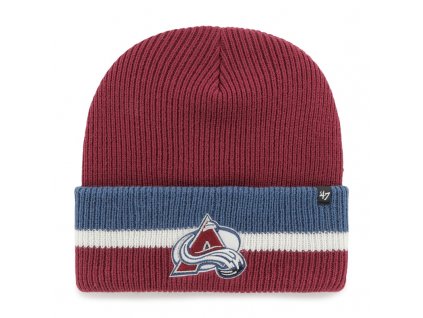 Pánska zimná čiapka Colorado Avalanche Split Cuff 47 CUFF KNIT Cardinal