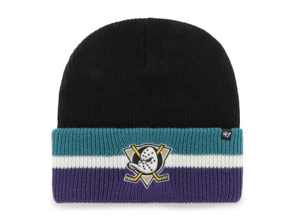 Pánská zimní čepice Anaheim Ducks NHL Split Cuff 47 CUFF KNIT Black