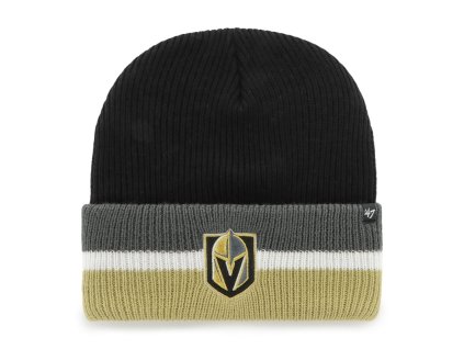 Pánská zimní čepice Vegas Golden Knights NHL Split Cuff '47 CUFF KNIT Black