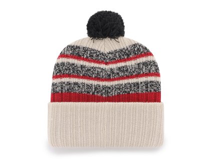 Pánská zimní čepice Chicago Blackhawks NHL Tavern '47 CUFF KNIT Natural