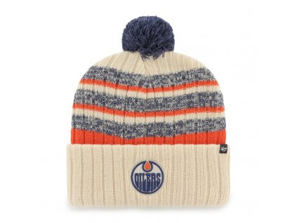 Pánska zimná čiapka Edmonton Oilers Tavern 47 CUFF KNIT Natural