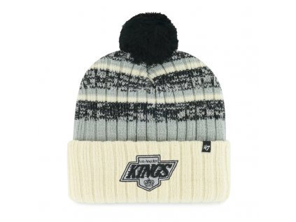 Pánska zimná čiapka Los Angeles Kings Vintage Tavern 47 CUFF KNIT Natural