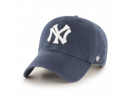 Pánská Kšiltovka Cooperstown New York Yankees '47 CLEAN UP w/ No Loop Label Navy