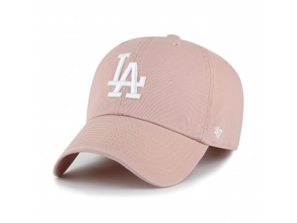 Pánská Kšiltovka Los Angeles Dodgers ’47 CLEAN UP w/No Loop Label Dusty Mauve