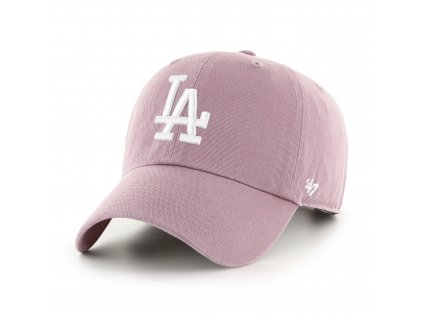 Pánská Kšiltovka Los Angeles Dodgers '47 CLEAN UP Mauve