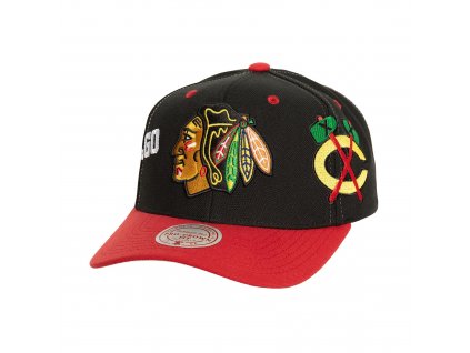 Pánska Šiltovka Chicago Blackhawks Overbite Pro Snapback