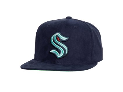 Pánská kšiltovka Seattle Kraken NHL Sweet Suede Snapback
