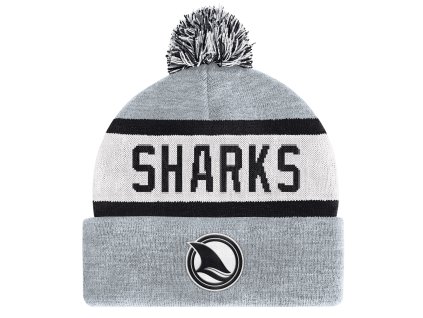 Pánská zimní čepice San Jose Sharks NHL Biscuit Knit Skull