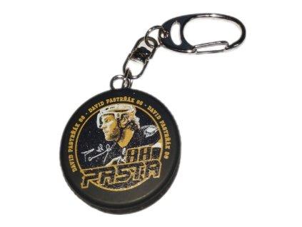 Přívěšek minipuk David Pastrňák #88 PASTA 88 Exclusive Collection Boston Bruins NHL