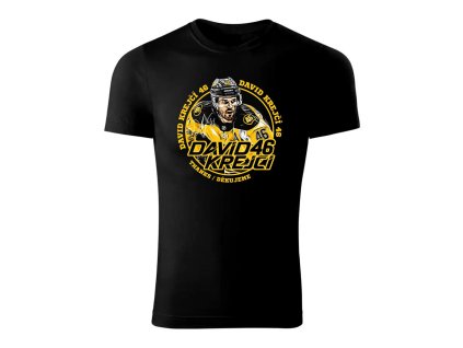Pánské tričko David Krejčí #46 Exclusive Collection Boston Bruins NHL
