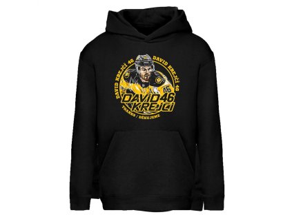 Pánská mikina David Krejčí #46 88 Exclusive Collection Boston Bruins NHL