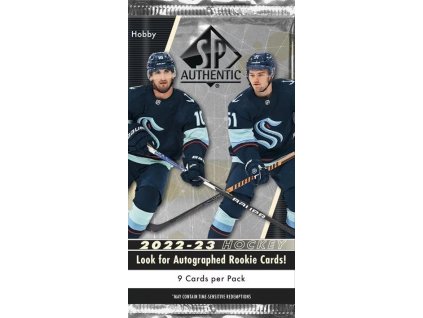 Hokejové Karty NHL 2022-23 Upper Deck SP Hockey Hobby balíček