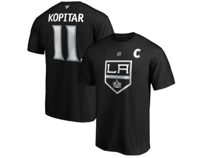 Pánské tričko Anze Kopitar #11 Los Angeles Kings NHL Authentic Stack Name & Number
