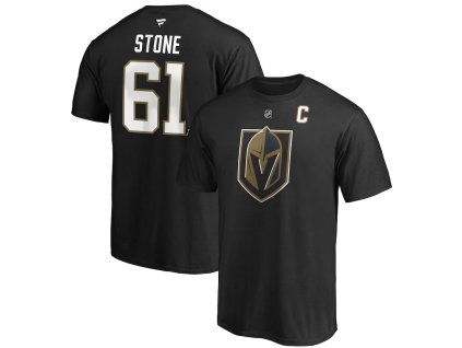 Pánske Tričko Mark Stone #61 Vegas Golden Knights Name & Number T-Shirt