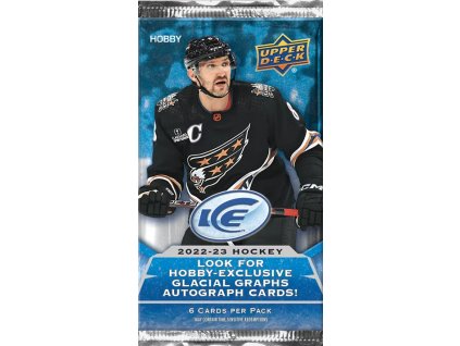 Hokejové Karty NHL 2022-23 Upper Deck Ice Hockey Hobby Balíček