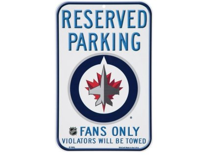 Ceduľa Winnipeg Jets Reserved Parking Sign
