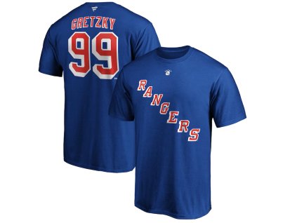 Pánské tričko Wayne Gretzky #99 New York Rangers NHL Authentic Stack Name & Number