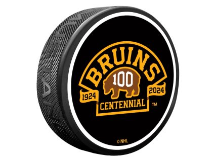 Puk Boston Bruins 100. Anniversary Commemorative Hockey Puck