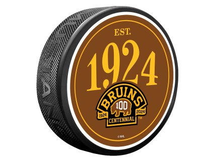 Puk Boston Bruins NHL 100th Anniversary Commemorative Hockey Puck Year