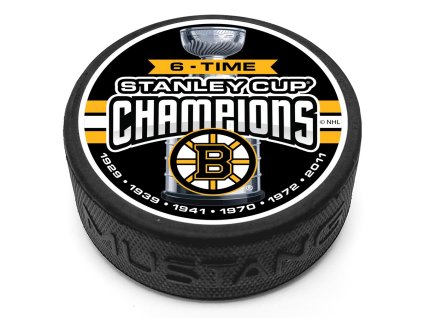 Puk Boston Bruins NHL Six-Time Stanely Cup Champions Puck