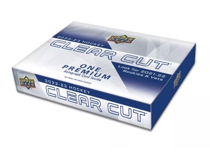 Hokejové Karty NHL 2022-23 Upper Deck Clear Cut Hobby Box