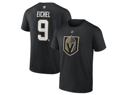 Dětské tričko Jack Eichel Vegas Golden Knights NHL Flat Name & Number Ss Ctn Tee