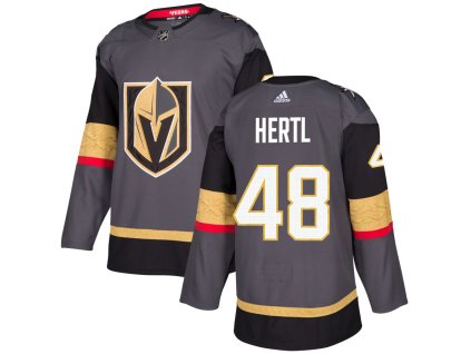 Pánský dres Tomáš Hertl #48 Vegas Golden Knights NHL Adidas Authentic Player Pro Gray Alternate