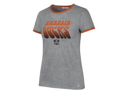 Dámské tričko Anaheim Ducks NHL Letter Ringer