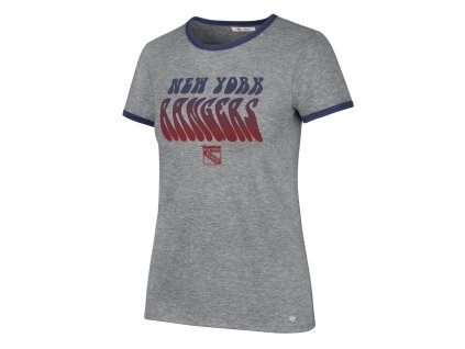 Dámské tričko New York Rangers NHL Letter Ringer