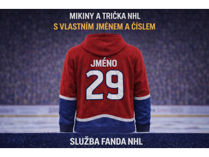 Potisk tričká nebo mikiny vlastným menom a číslom