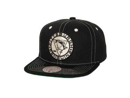 Pánská kšiltovka Pittsburgh Penguins NHL Contrast Natural Snapback Vintage