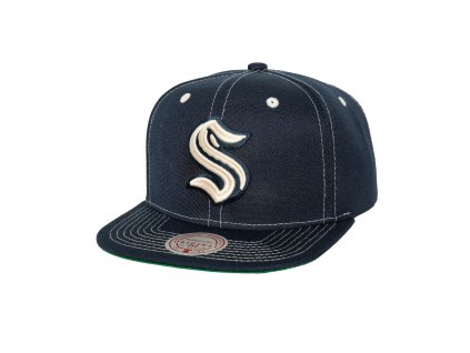 Pánská kšiltovka Seattle Kraken NHL Contrast Natural Snapback
