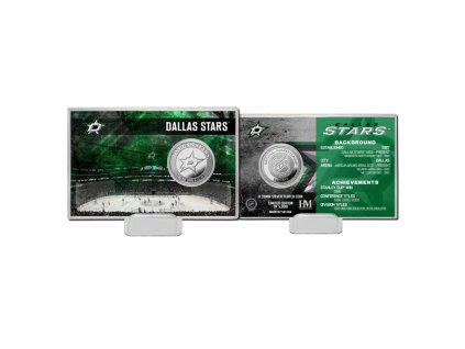 Sběratelská Pamětní mince Dallas Stars NHL Team History Silver Coin Card Limited Edition od 5000