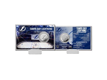 Sběratelská Pamětní mince Tampa Bay Lightning NHL Team History Silver Coin Card Limited Edition od 5000