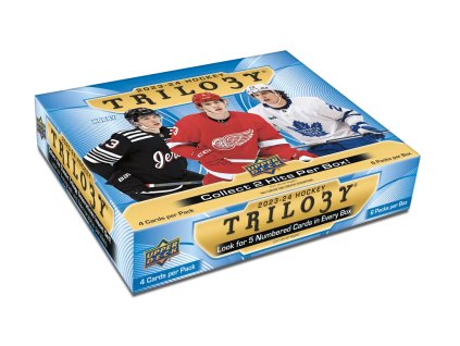 Hokejové Karty NHL 2023-24 Upper Deck Trilogy Hobby Box