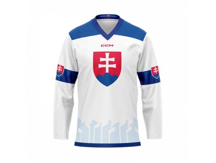 Slovenský hokejový fan dres Juraj Slafkovský #20 CCM Hockey Slovakia - Bílý