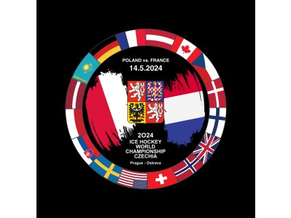 Puk Ice Hockey World Championship Czechia MS 2024 Dueling 14.5.2024 Poland vs. France