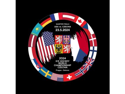 Puk Ice Hockey World Championship Czechia MS 2024 Dueling 23.5.2024 USA vs. Czechia