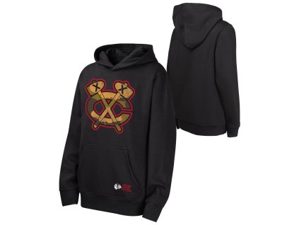 Dětská mikina Chicago Blackhawks NHL Down To The Wire Po Fleece Hood