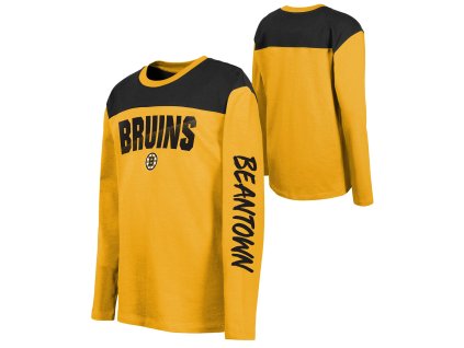 Dětské tričko Boston Bruins NHL Unbeaten Run Ls Crew Nk Tee