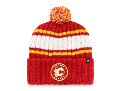 Pánská zimní čepice Calgary Flames NHL Plateau ’47 Cuff Knit