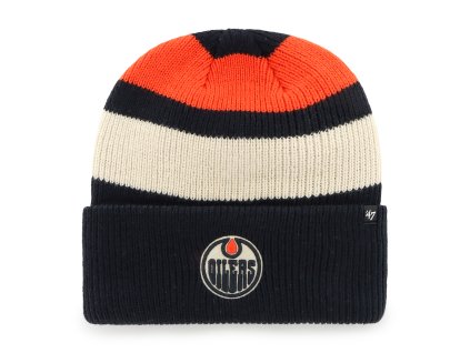 Pánská zimní čepice Edmonton Oilers NHL Clubhouse Jennings ’47 Cuff Knit