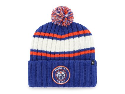Pánská zimní čepice Edmonton Oilers NHL Plateau ’47 Cuff Knit